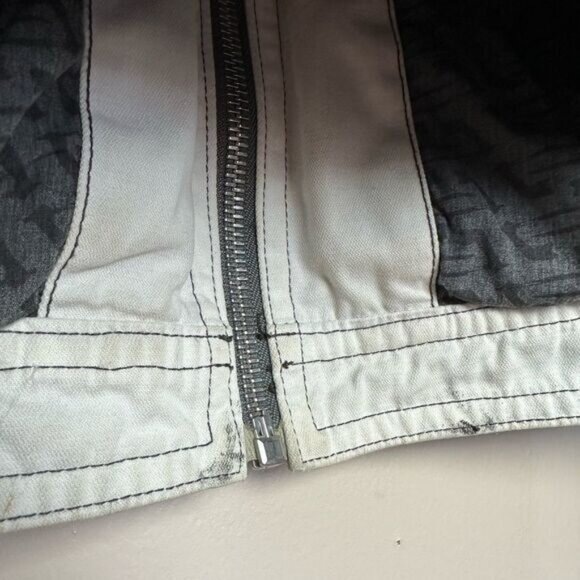 SALE! Men’s Gray Hugo Boss Distressed Zip-Up Jacket Size 40 EUC - Picture 6 of 8